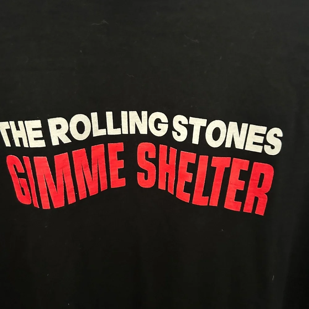 Vintage 90's Rolling Stones Gimme Shelter Tour Tshirt Size XL - Picture 3 of 5